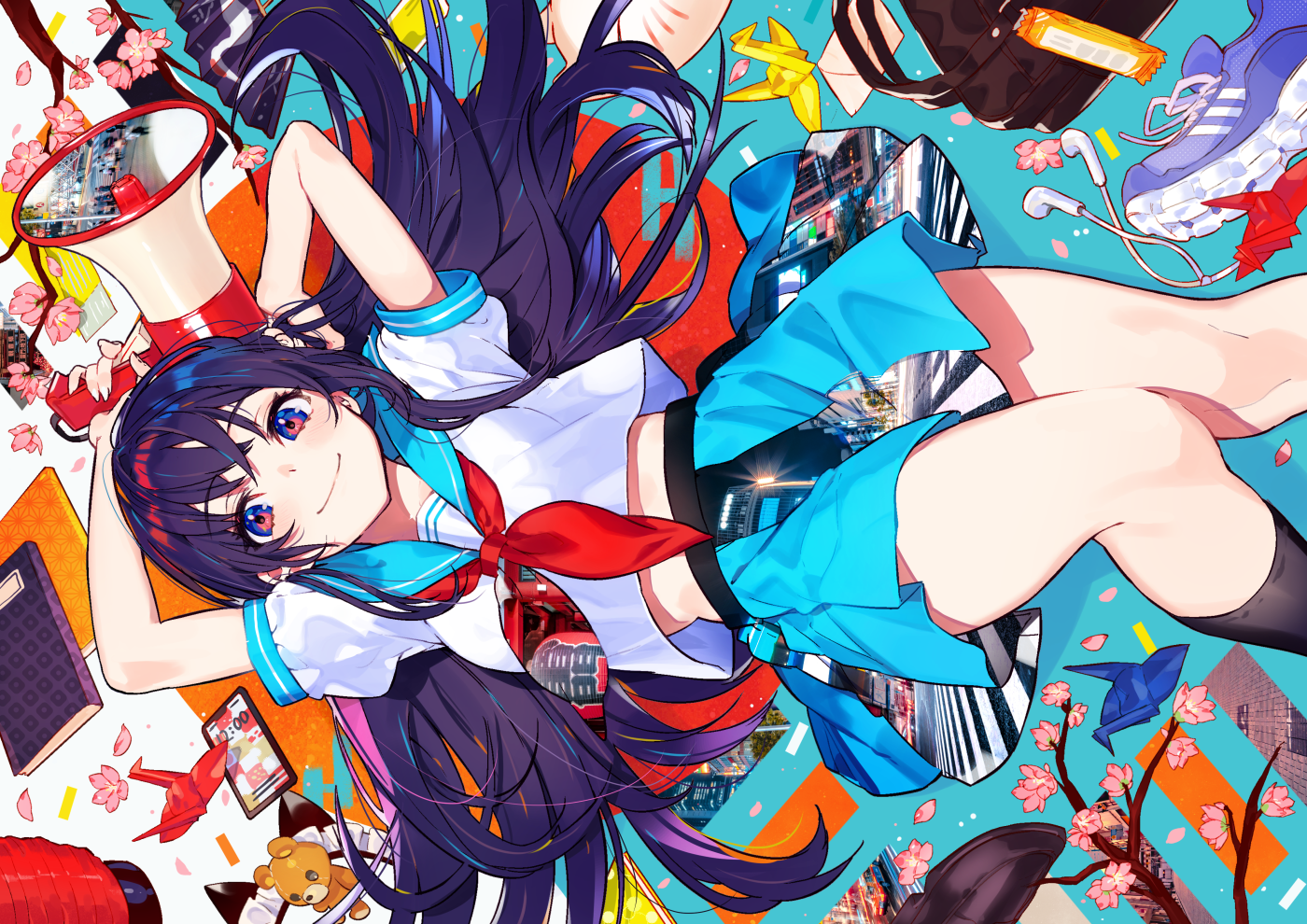 Mika Pikazo 绘制校园少女动漫壁纸 1400×990 - 阿里文案馆