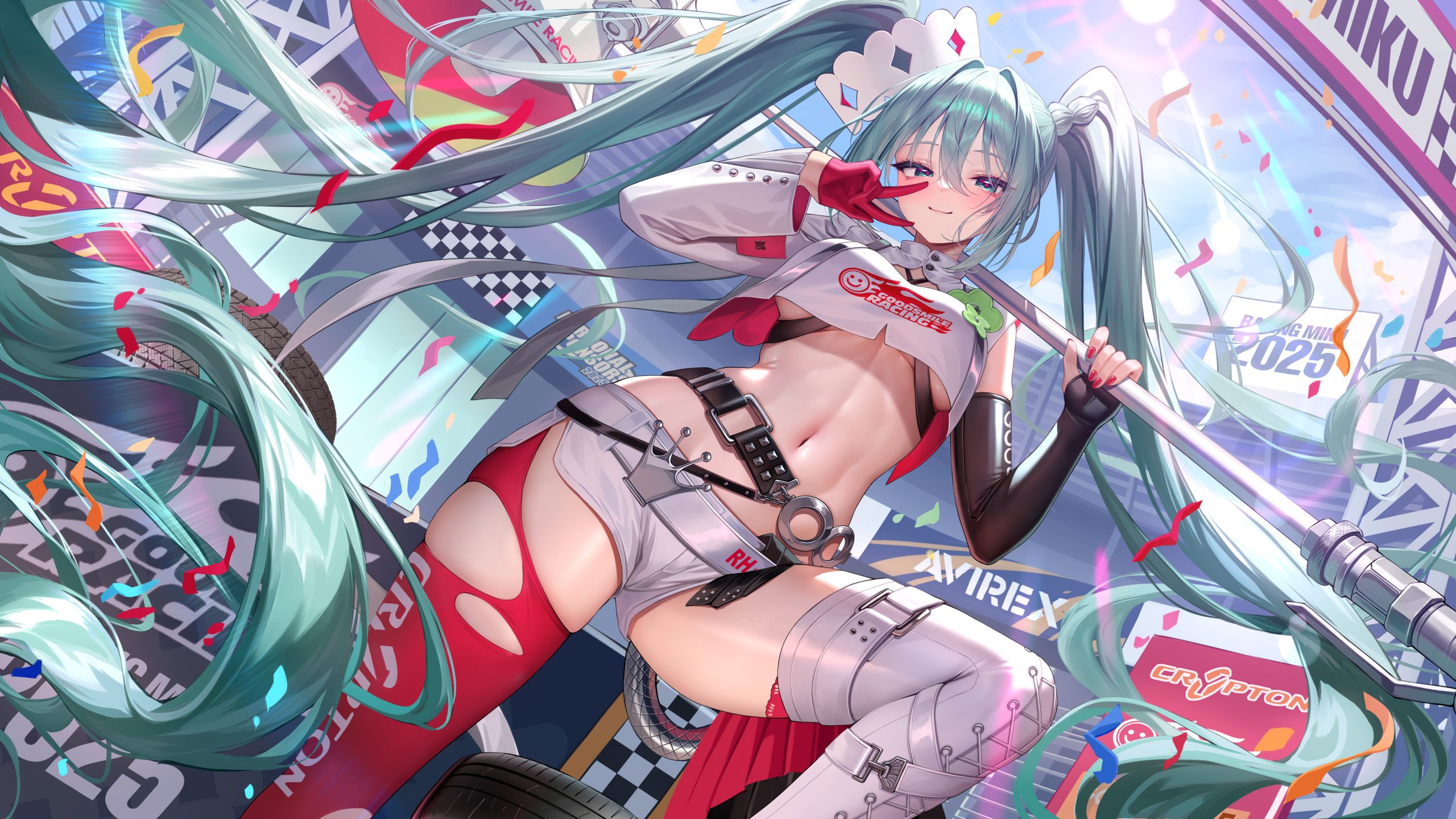 长发初音未来 4K高清动漫壁纸 3939×2215 - 阿里文案馆